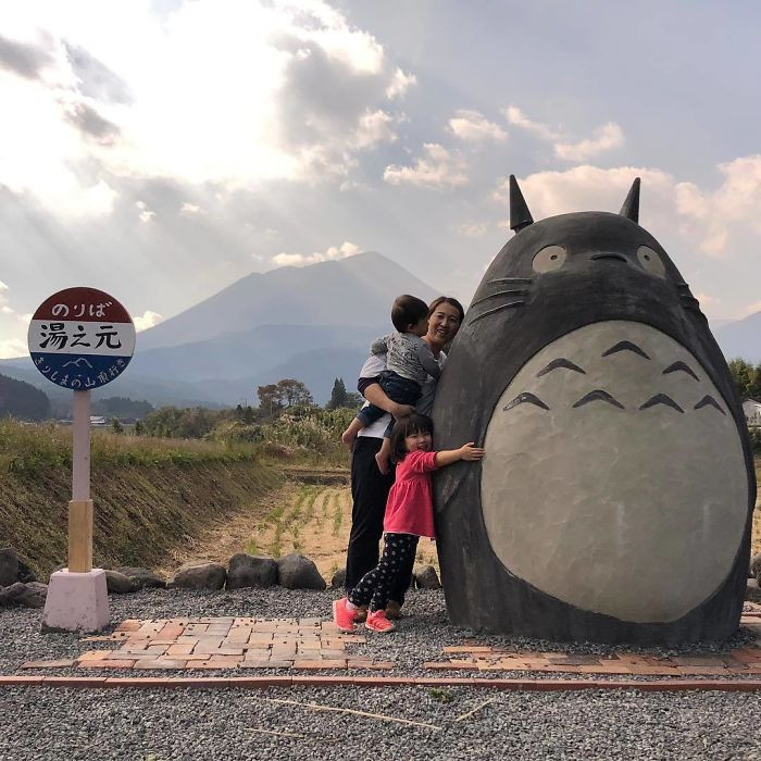 Give Totoro a big hug
