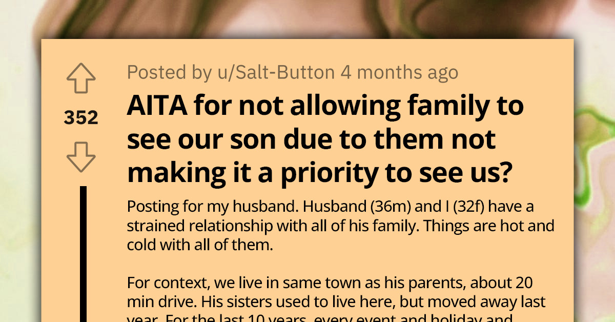 Young Parents Grapple With Family Tension As In-Laws Prioritize Their Schedules Over Bonding With 8-Month-Old Baby