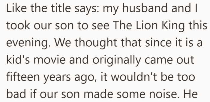 The parents explain their reasoning and genuinely believed they were making a reasonable call.