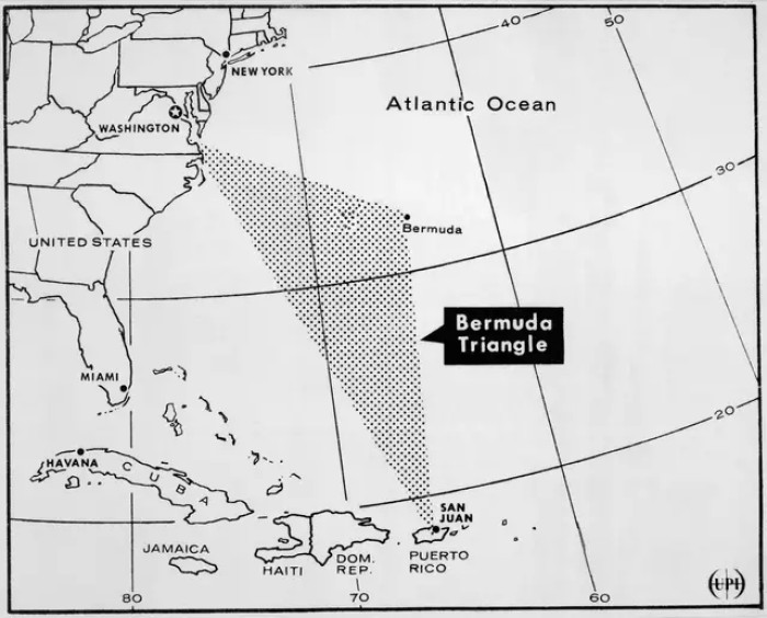 A interesting discovery about the Bermuda Triangle