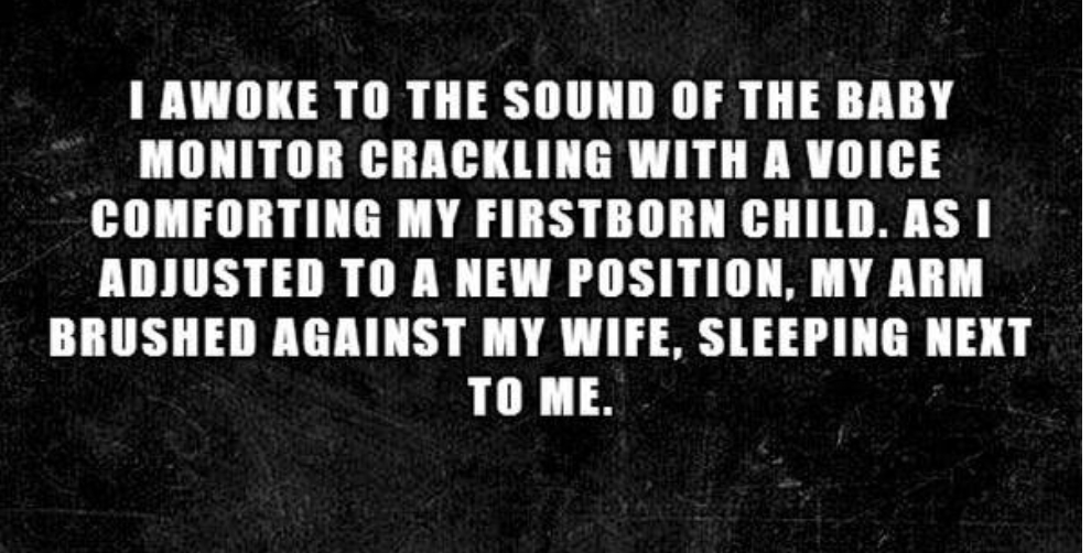 18. So who is comforting the child then?