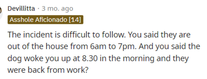 Some people were a little bit wary of the situation and said that it didn't really make sense how the story is laid out.