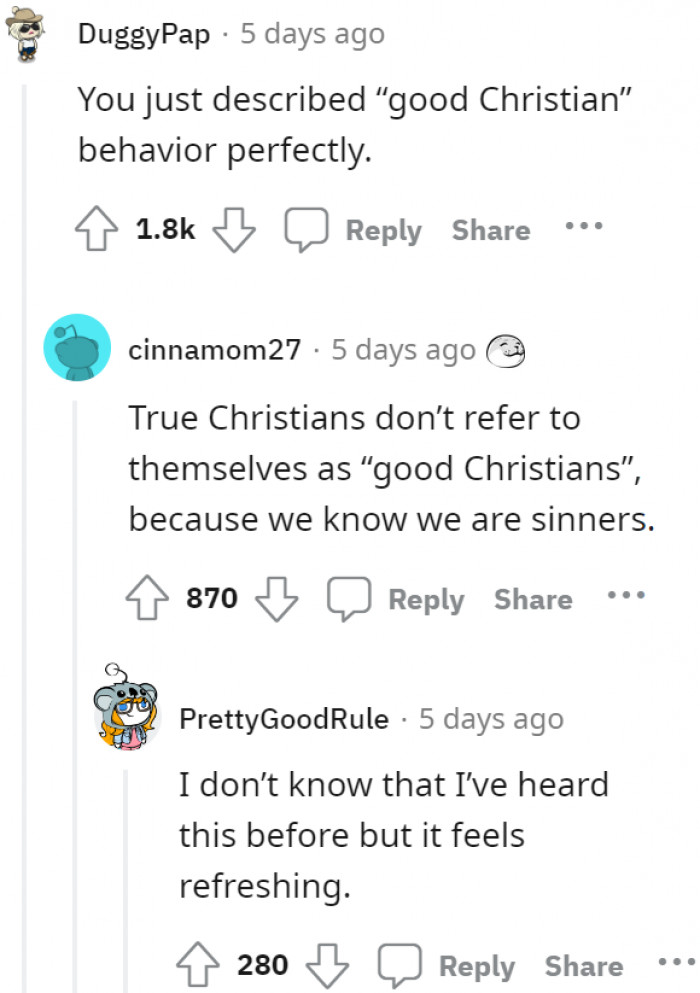 No truer words have ever been said.