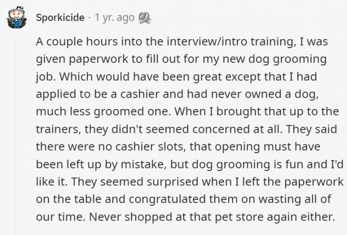 14. It's amazing they still get customers with the kind of carelessness they have