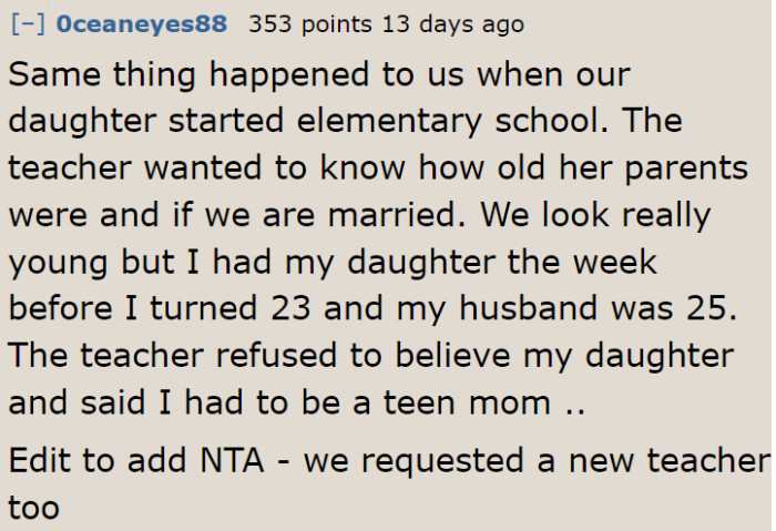 Some teachers are so judgmental.