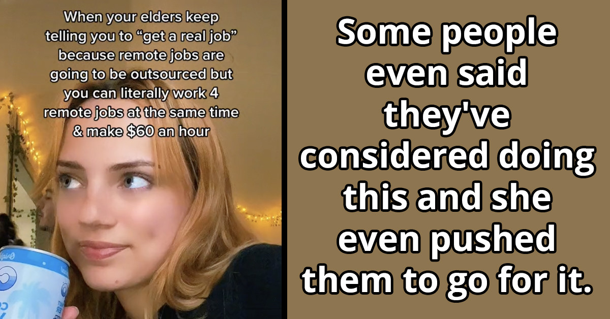 Girl Goes Viral After Finding The Ultimate Hack To Remote Working On Multiple Jobs At Once