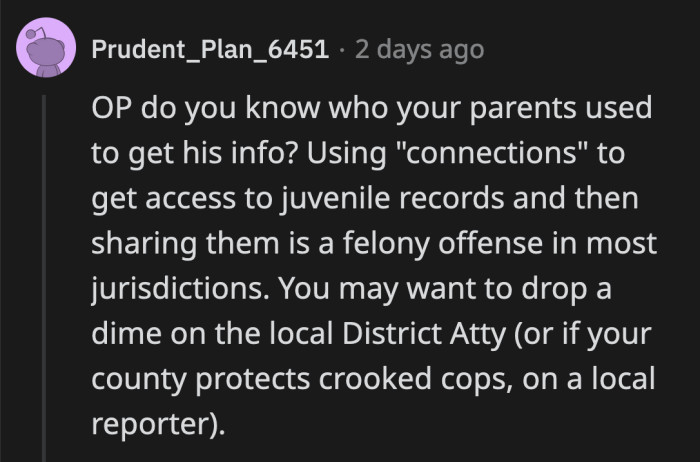 If they were, in fact, sealed, then the law enforcement connection is also in a lot of trouble