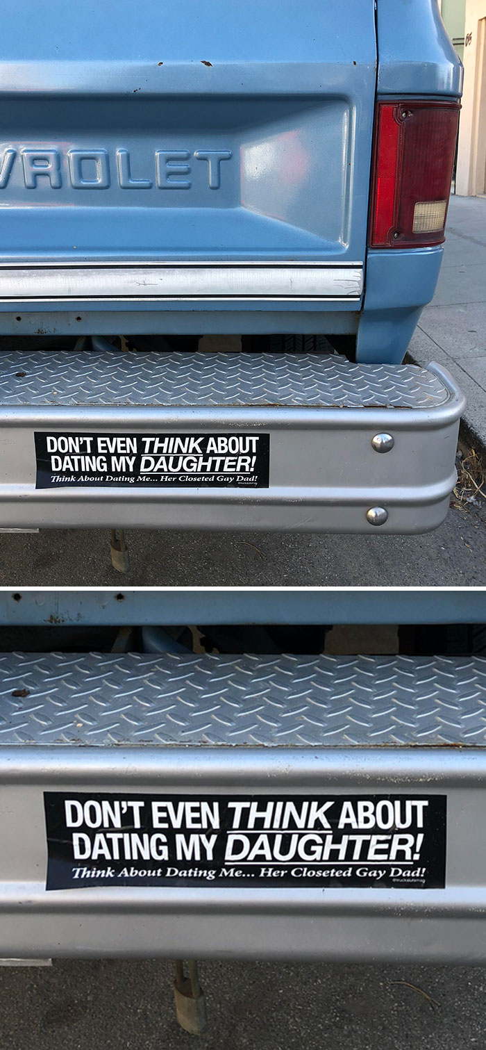 37. A Bumper Sticker That I Saw Today