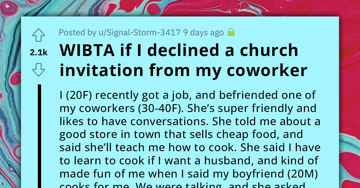 Newbie At Work Is Afraid That Saying No To Church Invitation Could Lead To Exclusion By Her Experienced Coworker