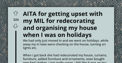 This Redditor Came Home From Vacation To Find Their Mother-In-Law Had Completely Redecorated Their House