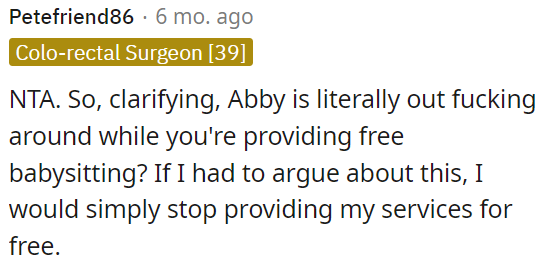 OP should stop offering services for free.