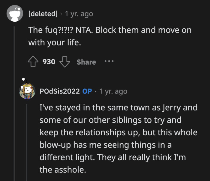 These aren't the kind of people you want in your life. They take what they can from you and bleed you dry. Can you rely on them when the need arises? Hell no!
