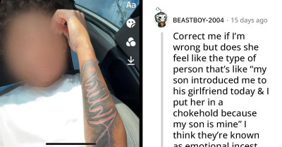 Mother Gets Her Teenage Son Tattooed For His Birthday, And It's Her Name