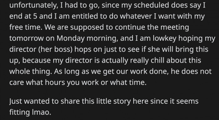 OP hopes everything will be okay