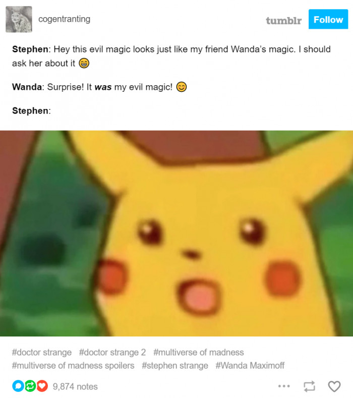 3. Didn't think about it, did you, Stephen Strange?