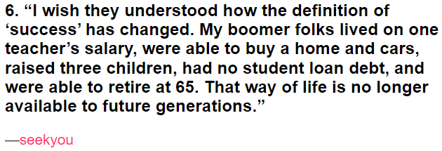 The concept of success has evolved.