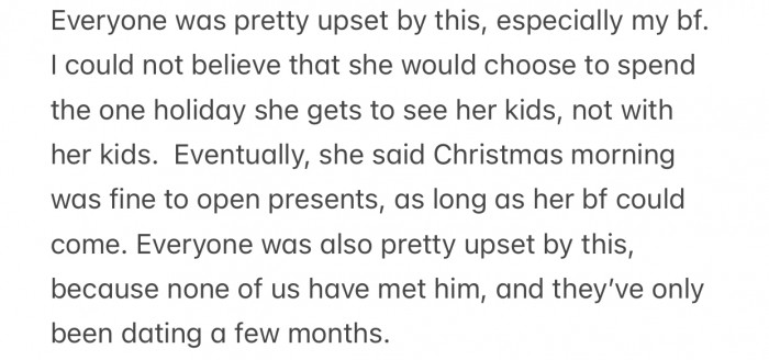 OP's family disliked the MIL's plan.