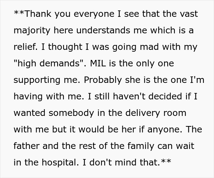 The Vast Majority Have Sided with OP, Including Her MIL