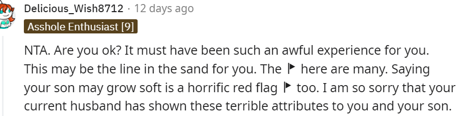 25. It must have been awful for you