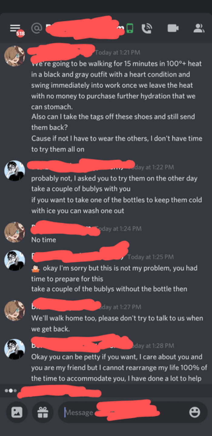 Not Having Enough Time