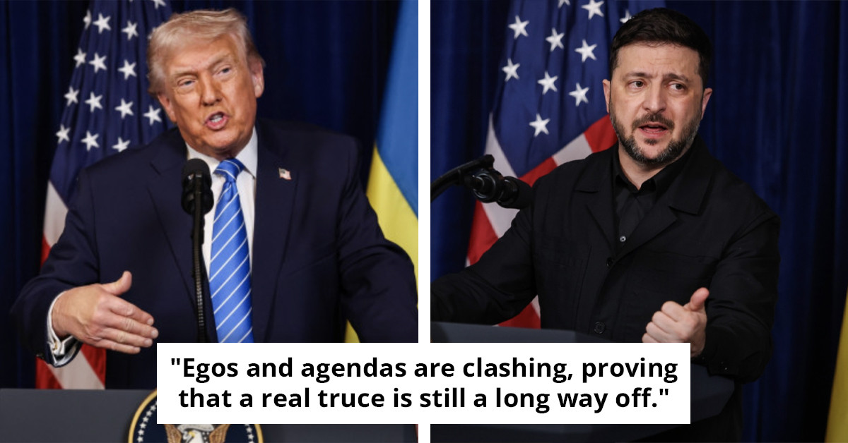 Trump lashes out at journalist for asking 'unintelligent query' in tense Zelenskyy encounter