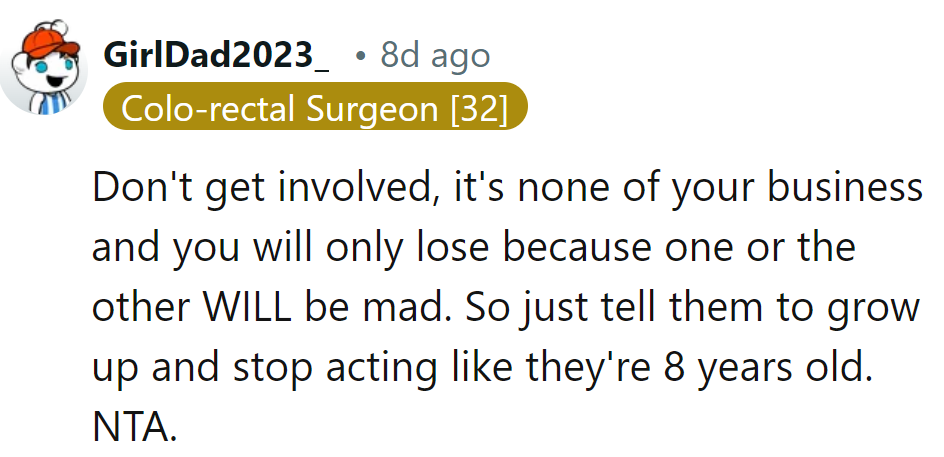 Time for the adults to graduate from playground politics!