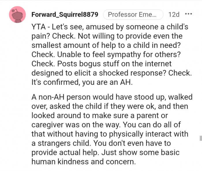 So many things are being checked here