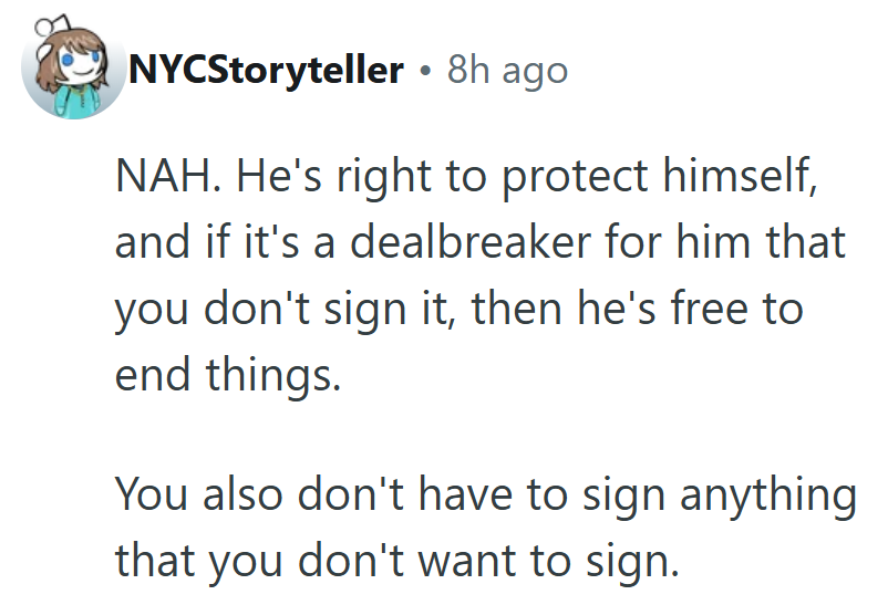 Two adults setting boundaries—no villains, just signatures that never met.