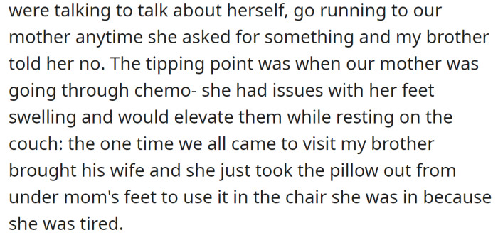 He also explained why: