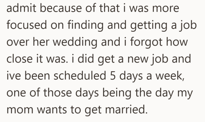 A new start at work, right when everything else comes due.