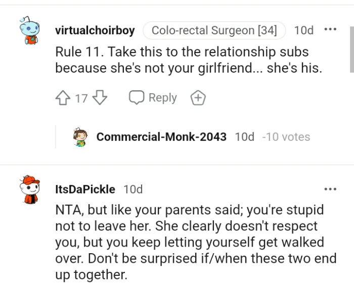 The OP Is Foolish Not to Leave Her