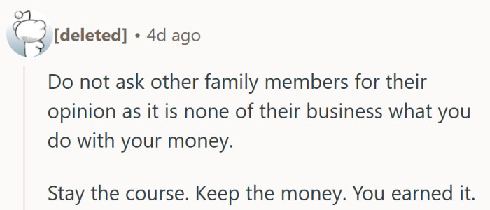 Family opinions are free. Tuition isn’t.