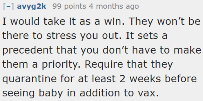 At the very least, the OP has less to stress about.