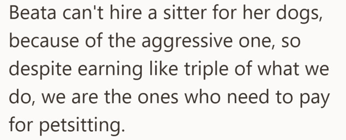 The financial burden ends up falling on them, even though others could afford it more easily.