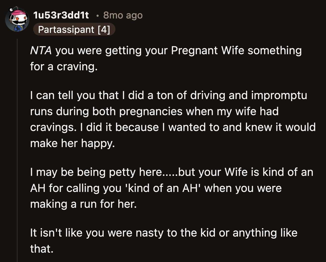 OP shouldn't have to tell his life story to justify why he can't give up a cake he bought first for a child.