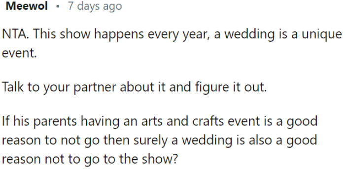 Both events hold significance, but a wedding is a unique occasion