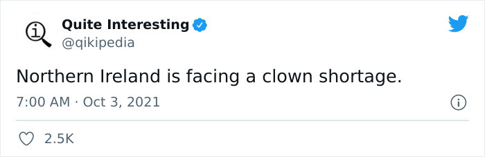 39. Clowns wanted ASAP