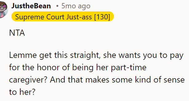 Really insane request