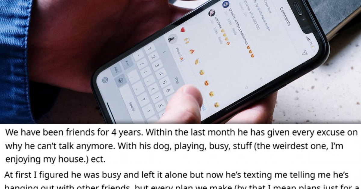 Young Woman Wants To Know If She's Wrong For Ghosting Male Friend After Many Cancelled Plans