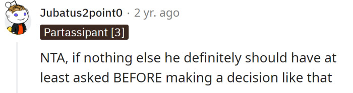 The fact that he didn't make things even worse