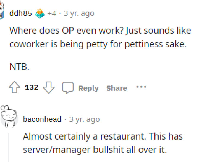 People are assuming that this is taking place in some sort of food establishment, and we have to agree just based on these events that played out.