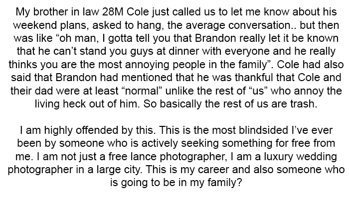 Basically, the rest of us are trash