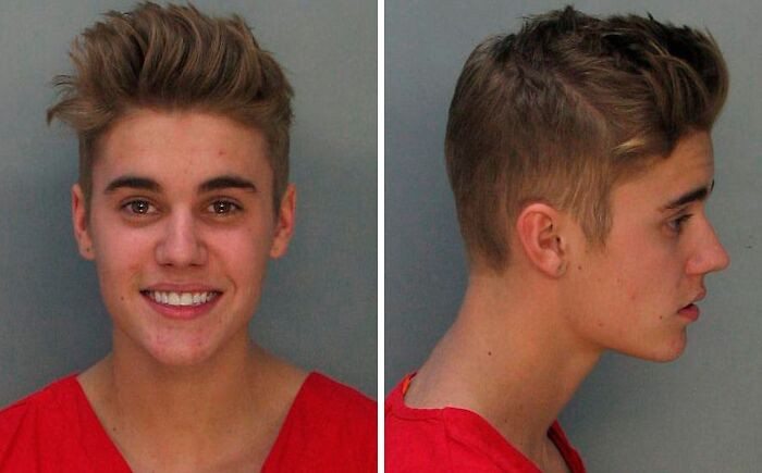 Justin Bieber - arrested for DUI and suspected drag racing.
