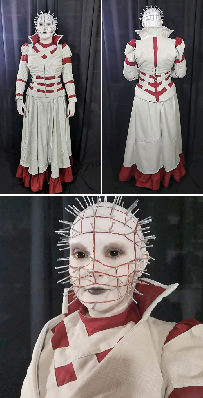 1. I Made A Victorian Pinhead Costume For Halloween