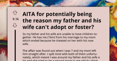 Teen Potentially Becomes Reason His Father And Stepmom Couldn't Adopt Or Foster Child