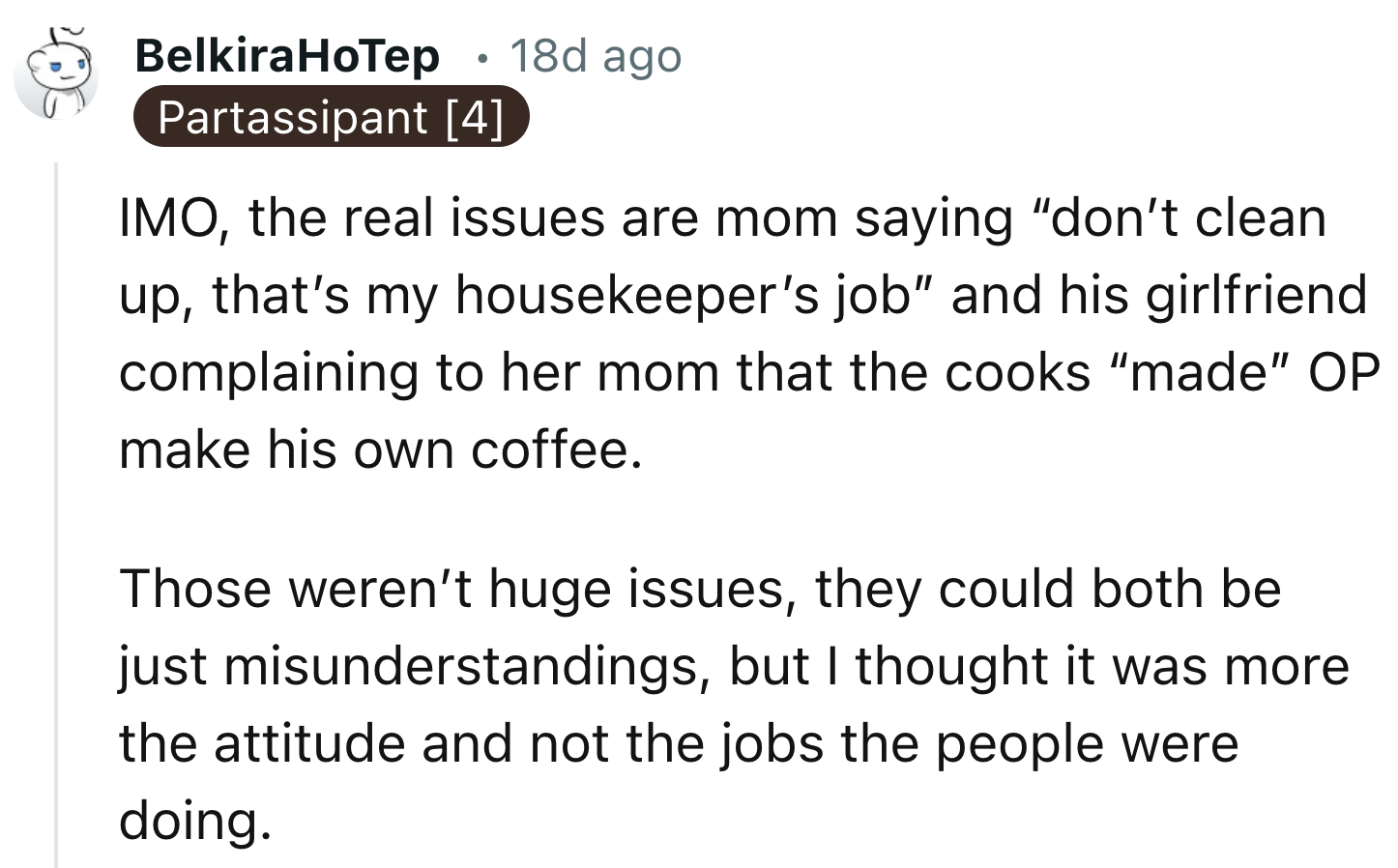 Some People Think That It Is Her Family's Fault