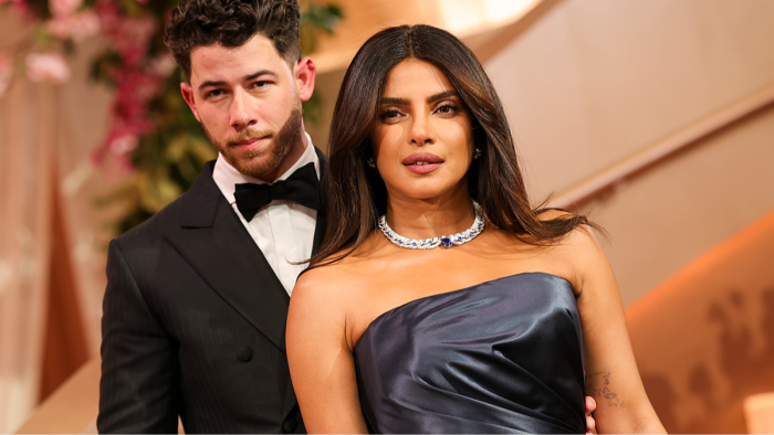 Priyanka Chopra Jonas at an interview, discussing painful comments and love