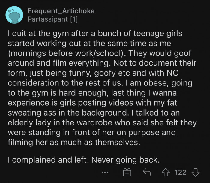 Teenagers record themselves and other gym-goers, and it's making people uncomfortable.