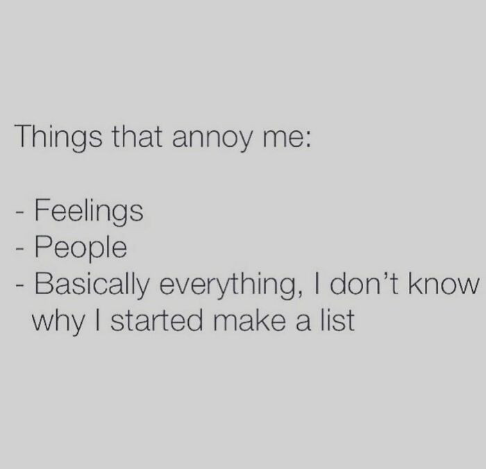 13. Basically everything