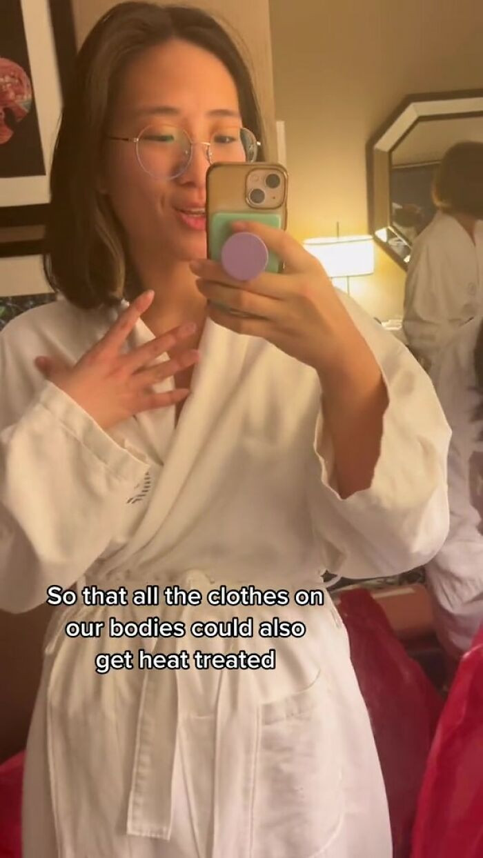 The bedbug was secured and placed in a jar to be brought to the research facility for inspection